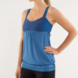 Lululemon Sz. 8 Run: Back On Track Tank Limitless Blue​​​